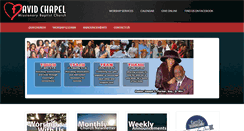 Desktop Screenshot of davidchapel.org